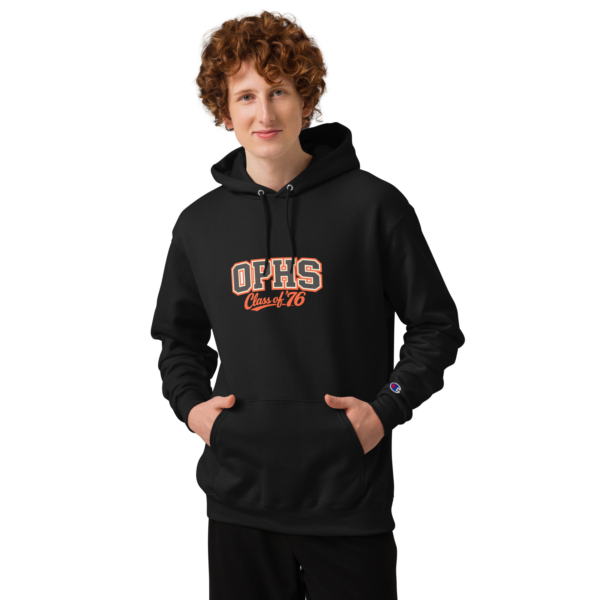 OPHS Class of '76 Unisex Champion Hoodie - Image 4